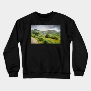 Walking to Easedale Tarn Crewneck Sweatshirt